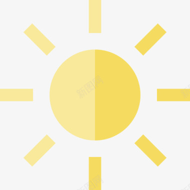 太阳10号天气平坦图标图标