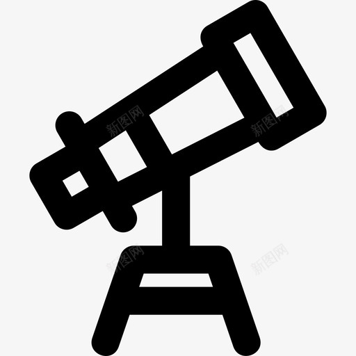 望远镜科学研究9直线图标svg_新图网 https://ixintu.com 望远镜 直线 科学研究9