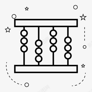 算盘数数学校图标图标