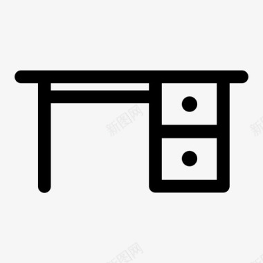 桌子椅子座位图标图标
