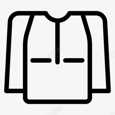 夹克衣服时装图标图标