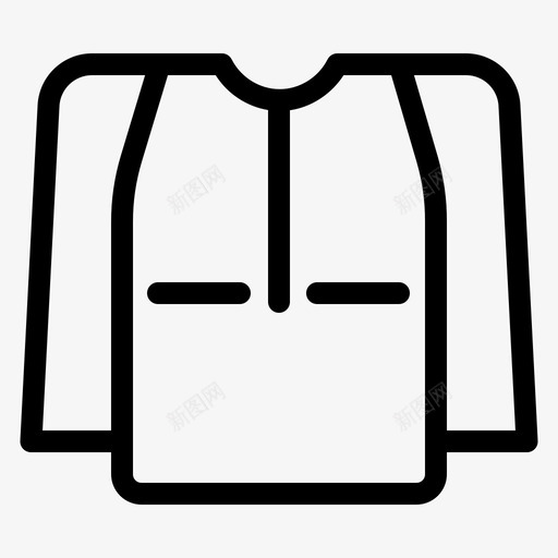 夹克衣服时装图标svg_新图网 https://ixintu.com 夹克 时装 衣服 衬衫