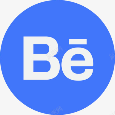 Behance社交媒体社交网络标志收集图标图标