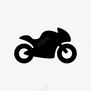 摩托车跑车房产图标图标
