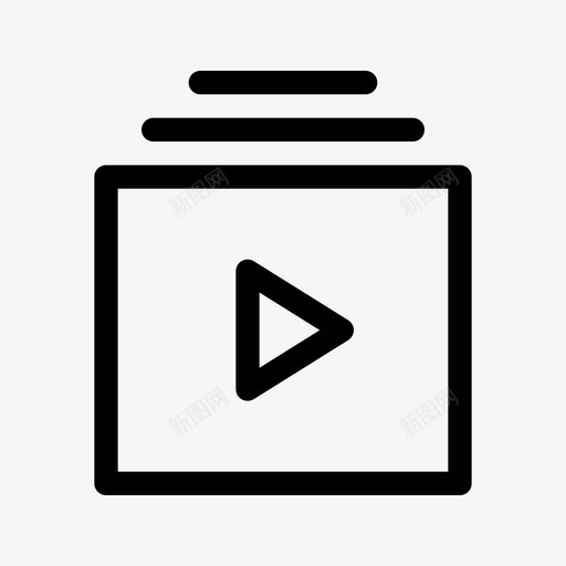 播放列表电影音乐图标svg_新图网 https://ixintu.com 27072018 播放列表 歌曲 电影 视频 音乐