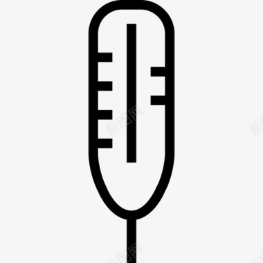 温度计医用12线性图标图标