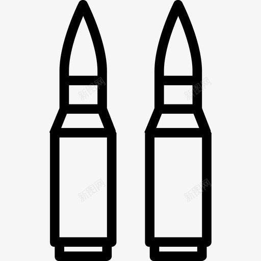 安全武器4线状图标svg_新图网 https://ixintu.com 安全 武器4 线状