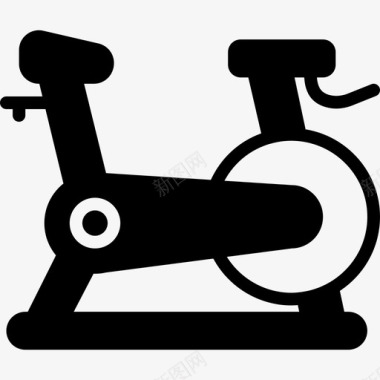 固定自行车健身4填充图标图标