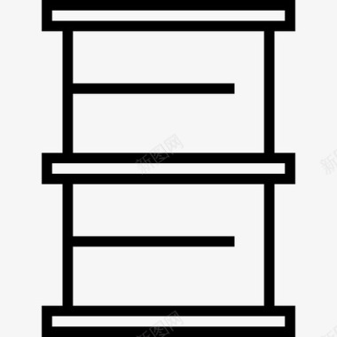 桶工业3线性图标图标