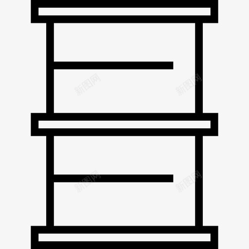 桶工业3线性图标svg_新图网 https://ixintu.com 工业3 桶 线性