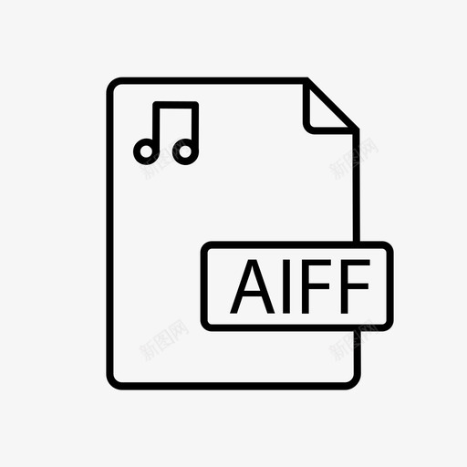 aiff文件音频文件文档图标svg_新图网 https://ixintu.com aiff文件 文件扩展名 文件格式 文件类型 文档 音频文件