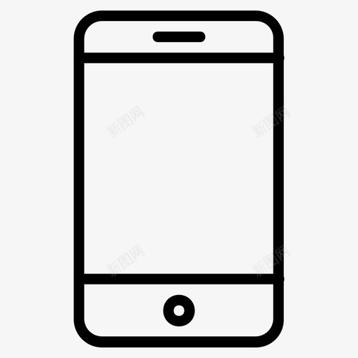 手机通话iphone图标svg_新图网 https://ixintu.com iphone 手机 智能手机 电话图标 科技专线 通话