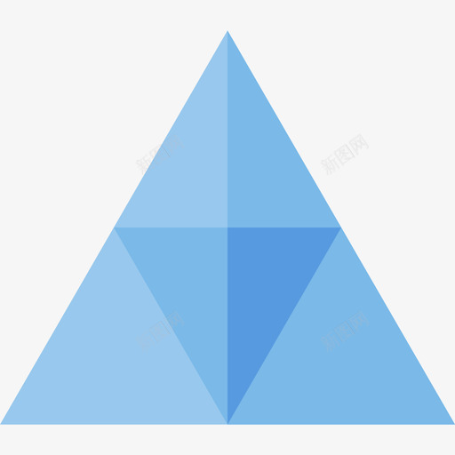 金字塔网页14平面图标svg_新图网 https://ixintu.com 平面 网页设计14 金字塔