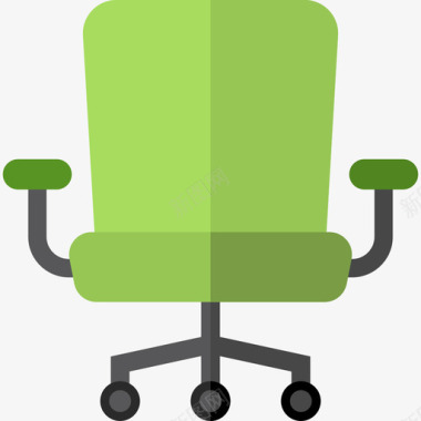 办公椅家具11扁平图标图标