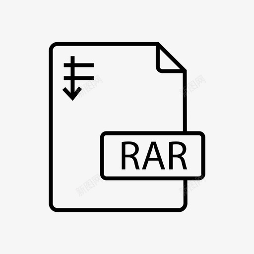 rar文件压缩文件文档图标svg_新图网 https://ixintu.com rar文件 压缩文件 文件扩展名 文件格式 文件类型 文档