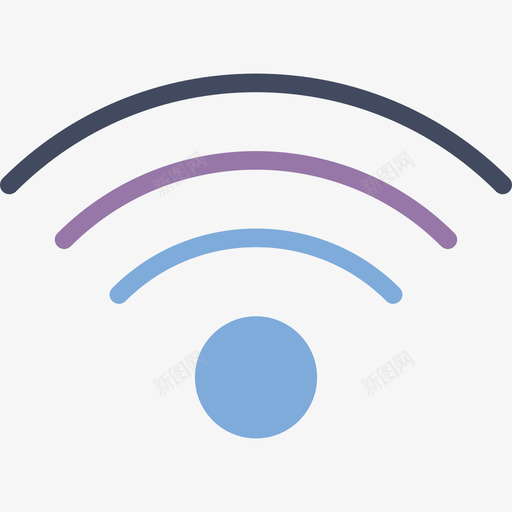 Wifi基本系列平板图标svg_新图网 https://ixintu.com Wifi 基本系列 平板