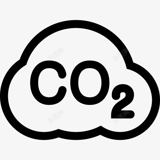 二氧化碳生态图标2概述svg_新图网 https://ixintu.com 二氧化碳 概述 生态图标2