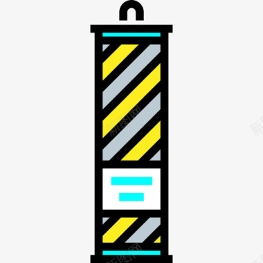 能量饮料食品和餐厅3线性颜色图标图标