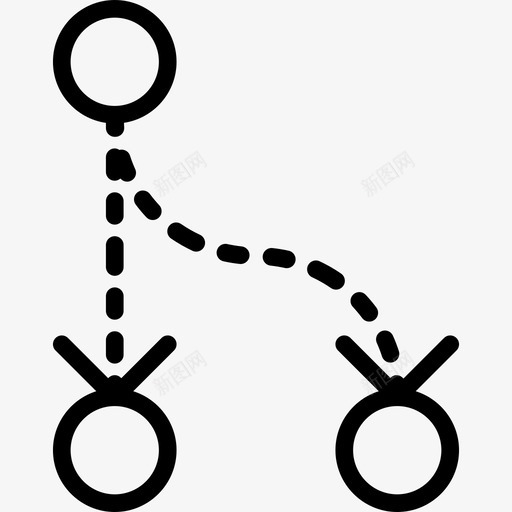分割箭头集线性图标svg_新图网 https://ixintu.com 分割 箭头集 线性