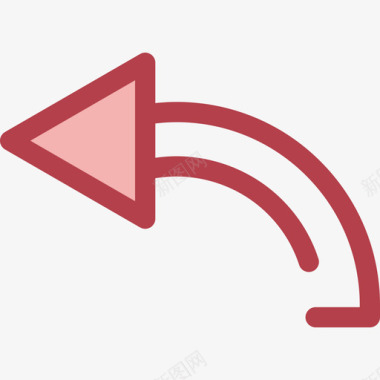 回复网络按钮3红色图标图标