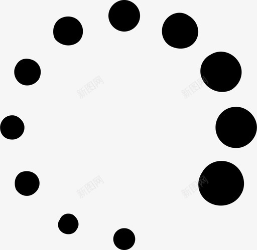 装载圆形圆点图标svg_新图网 https://ixintu.com 圆形 圆点 装载