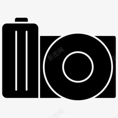 相机摄影电子雕刻图标图标