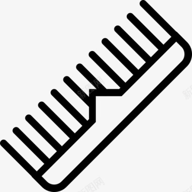 梳子梳理2线性图标图标