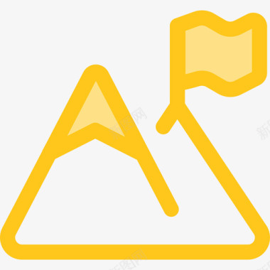 山地创业和新业务5黄色图标图标