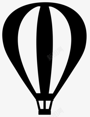 气球探索飞行图标图标