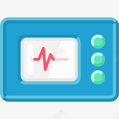 心电图医疗元素采集2平板图标图标