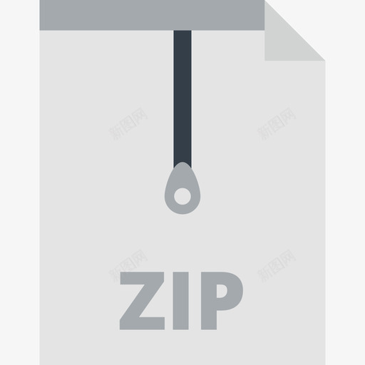 Zip文件类型扁平图标svg_新图网 https://ixintu.com Zip 扁平 文件类型