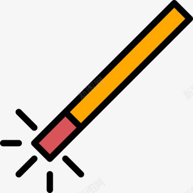 魔杖工具线条颜色图标图标