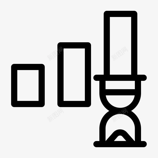 图表分析时间图标svg_新图网 https://ixintu.com 分析 图表 时间