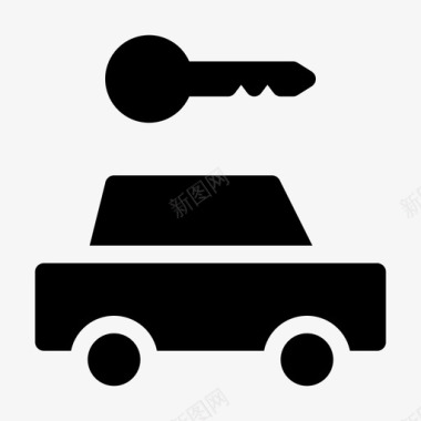 租车买车卖车图标图标