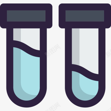 试管医学图标集颜色图标