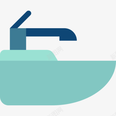 水槽美容3号平坦图标图标