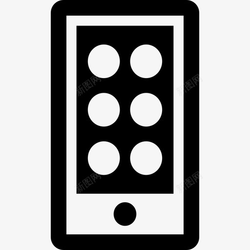 Ipod电子符号填充图标svg_新图网 https://ixintu.com Ipod 填充 电子符号