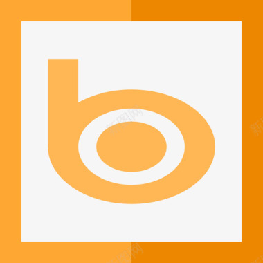 Bing社交媒体徽标集扁平图标图标