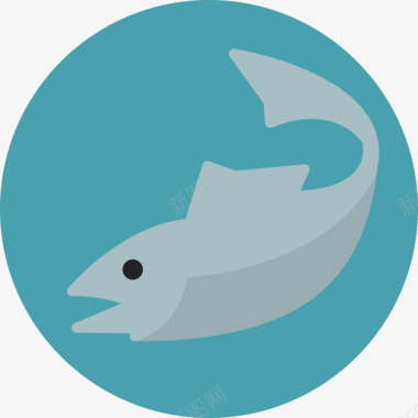 鱼自然2圆扁图标图标