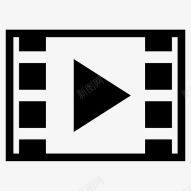 视频电影视频应用程序图标图标
