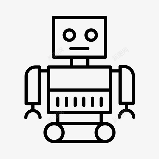 机器人人工智能自动化图标svg_新图网 https://ixintu.com 人工智能 机器 机器人 自动化