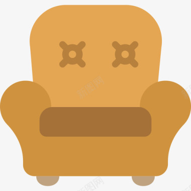 扶手椅家用汇编平板图标图标