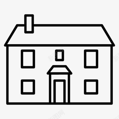 房子乡村家庭图标图标