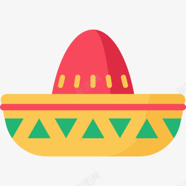墨西哥帽墨西哥2平顶图标图标