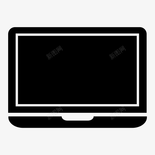 笔记本电脑电脑macbook图标svg_新图网 https://ixintu.com macbook 便携式 机器 电脑 电脑外围设备 笔记本电脑