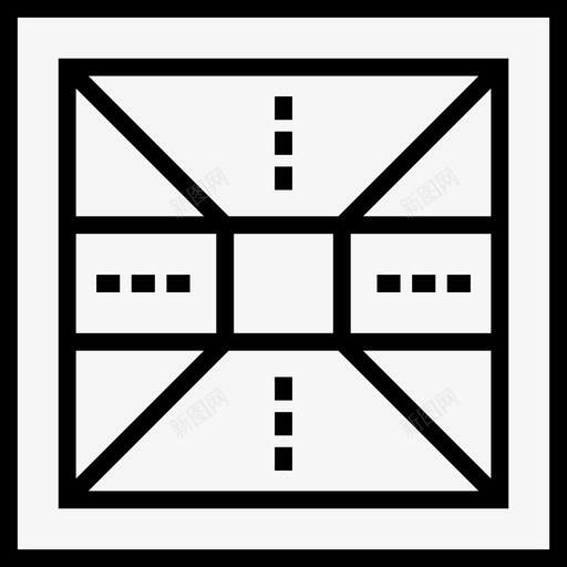 棒球二队直线基地图标svg_新图网 https://ixintu.com 棒球二队直线基地