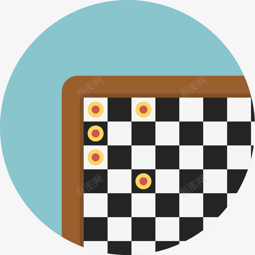 棋盘国际象棋2平盘图标svg_新图网 https://ixintu.com 国际象棋2 平盘 棋盘