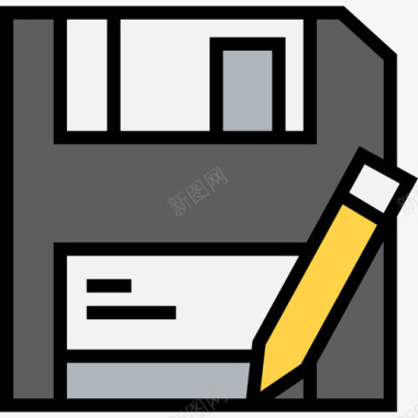 保存文本编辑器5线性颜色图标图标