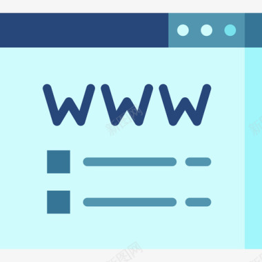 域名注册搜索引擎优化在线营销平面图标图标
