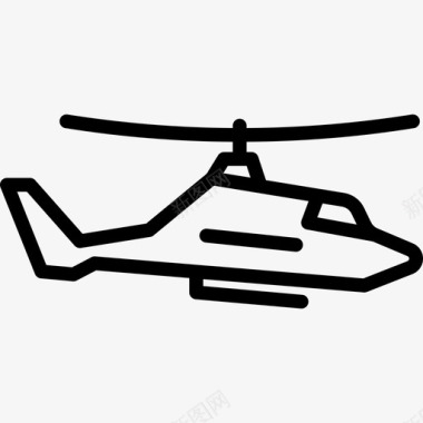 直升机武器3直线型图标图标